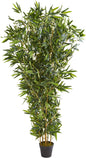 6-Ft. Bamboo Artificial (Real Touch) UV Resistant (Indoor/Outdoor) Silk Trees, Green