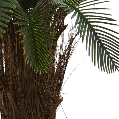 Nearly Natural Artificial, UV Resistant 2’ Cycas Tree (Indoor/Outdoor), Green 28" Dx28 Wx2'H