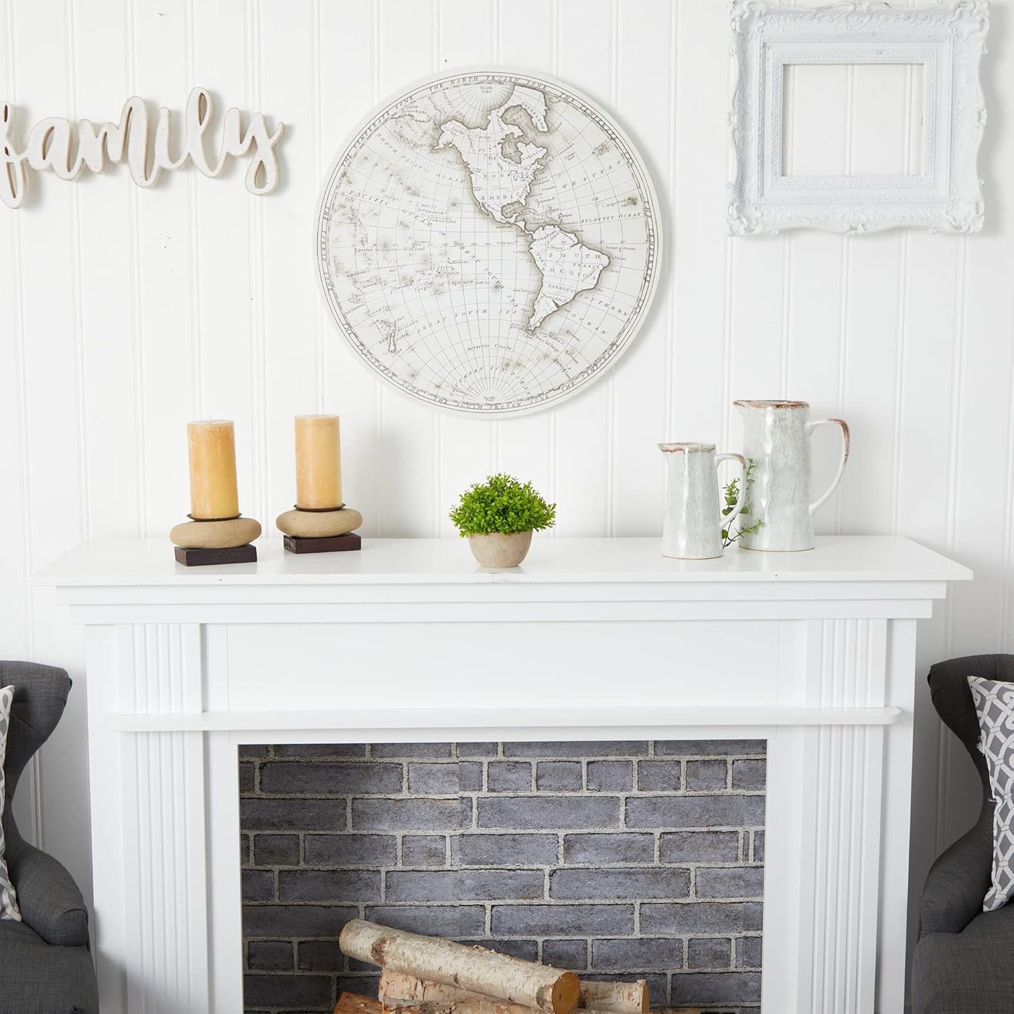 5in. Boxwood Artificial Plant in Decorative Planter