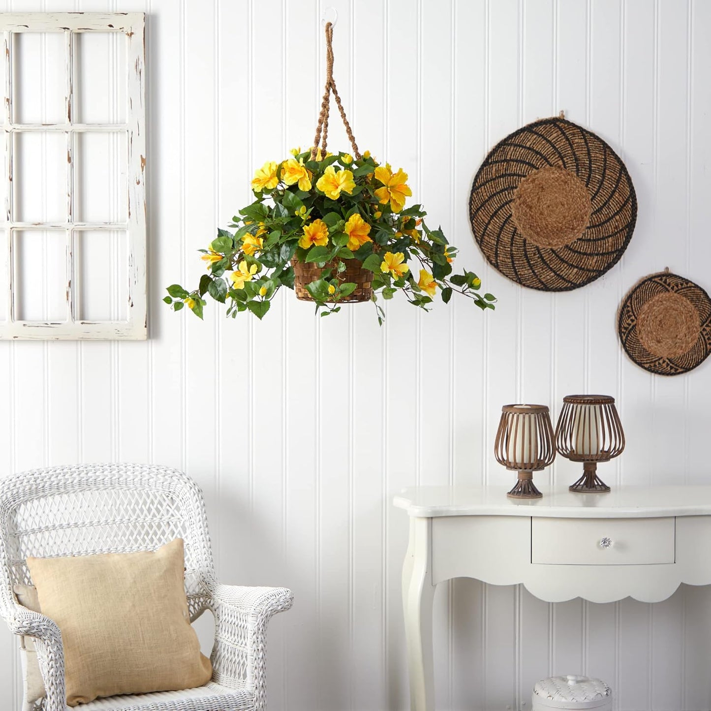 Hibiscus Hanging Basket
