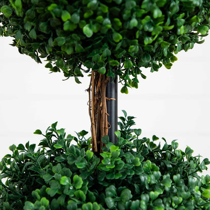 4ft. Artificial Triple Ball Boxwood Topiary Tree (Indoor/Outdoor) No50