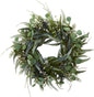 24 in. Eucalyptus and Mixed Greens Artificial Wreaths