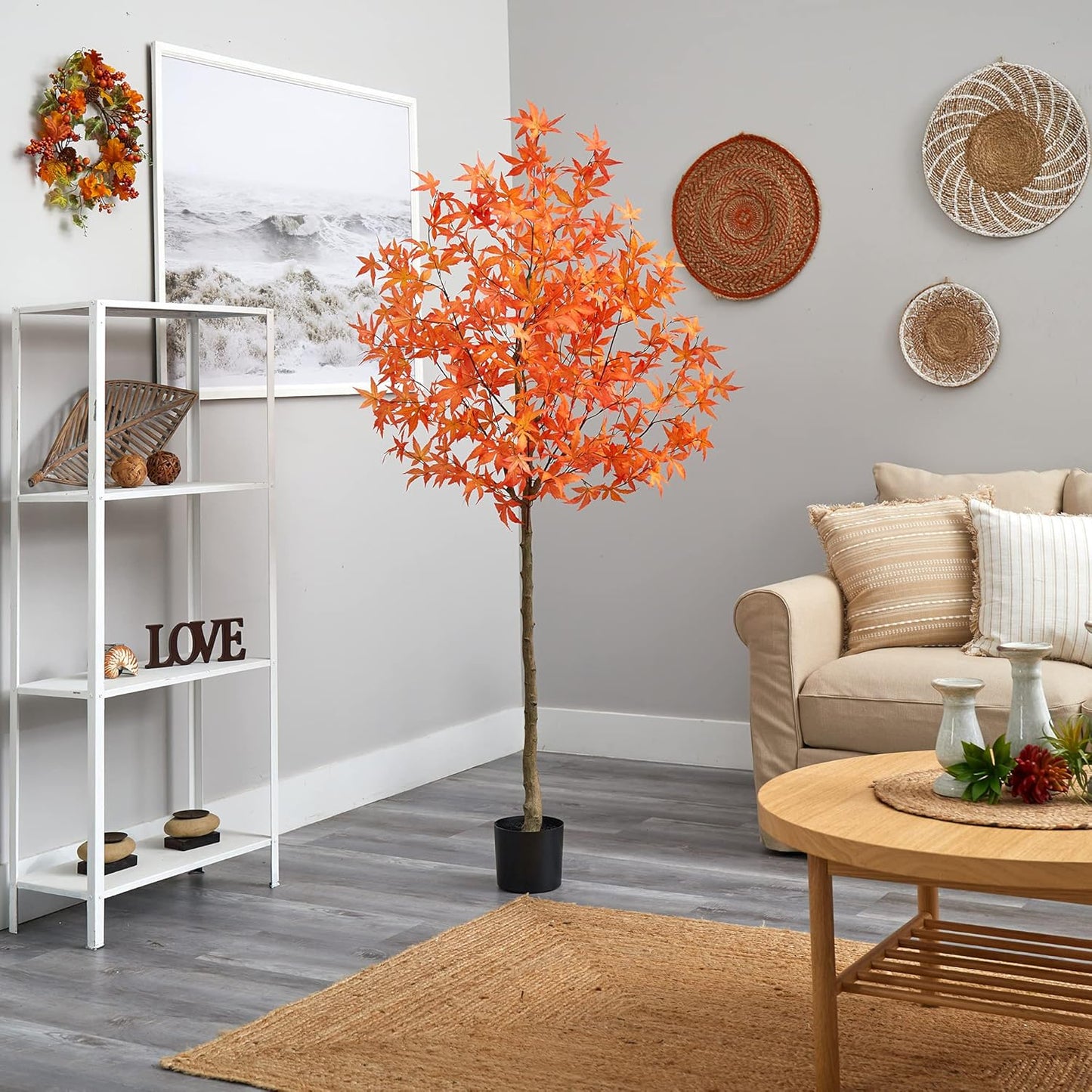 4ft. Autumn Maple Artificial Tree No50