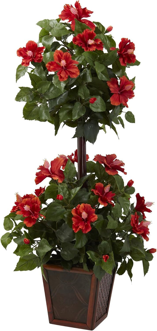 39in. Hibiscus Topiary