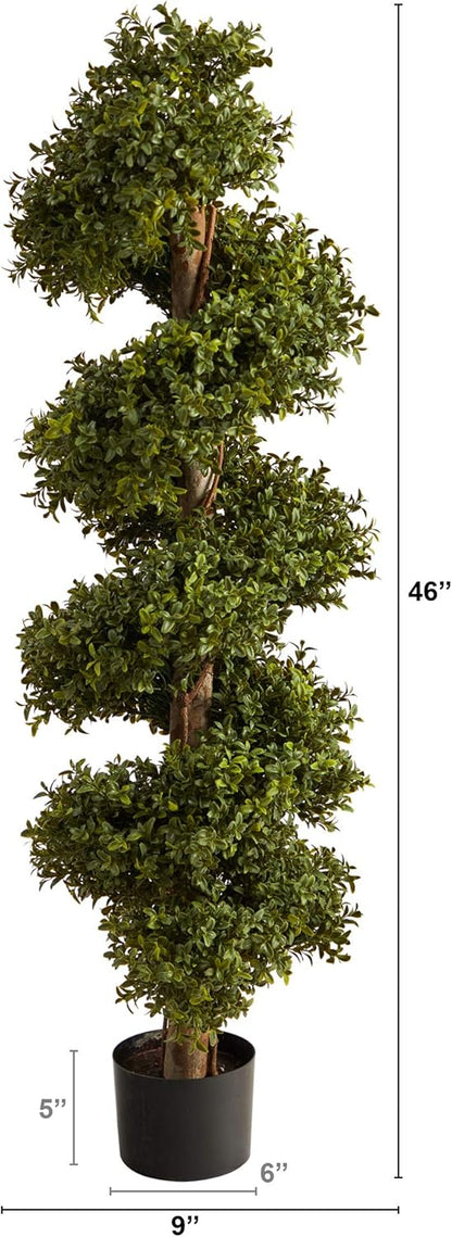 46in. Boxwood Spiral Topiary Artificial Tree