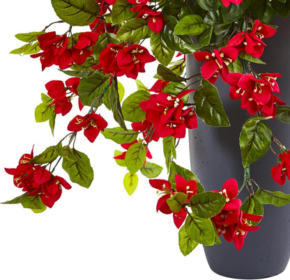 26in. Bougainvillea Artificial Plant in Planter UV Resistant (Indoor/Outdoor)