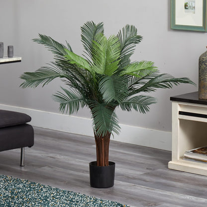 6817 Cycas Indoor/Outdoor UV Resistant Tree, 3',Green