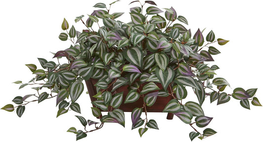 Wandering Jew Artificial Plant in Decorative Planter