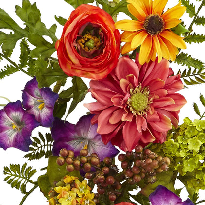 4578 Garden Flower Teardrop,24"