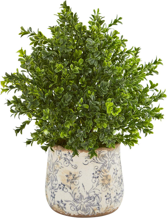 18in. Sweet Grass Artificial Plant in Floral Vase (Indoor/Outdoor)