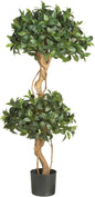 4ft. Sweet Bay Double Ball Topiary Silk Tree