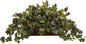 Grape Leaf Artificial Decorative Planter Silk Plants, Green