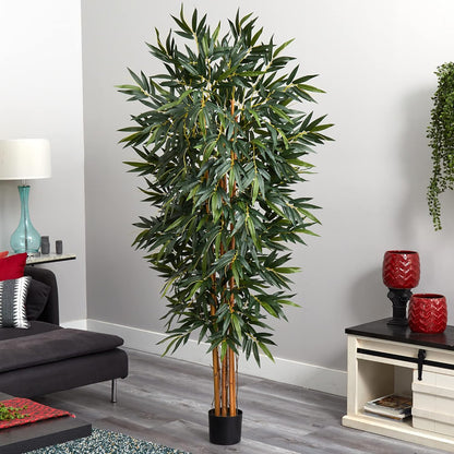 5190 Big Bamboo Silk Tree, 6-Feet, Green, Artificial Floral Company No50