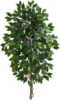 4ft. Single Ficus Artificial Tree (No Pot),Green