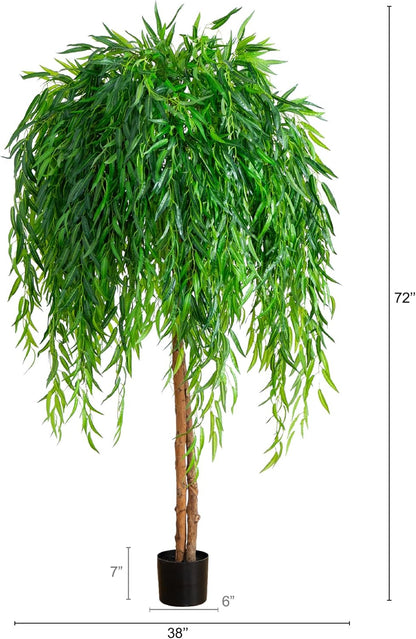 6ft. Willow Artificial Tree (Real Touch)