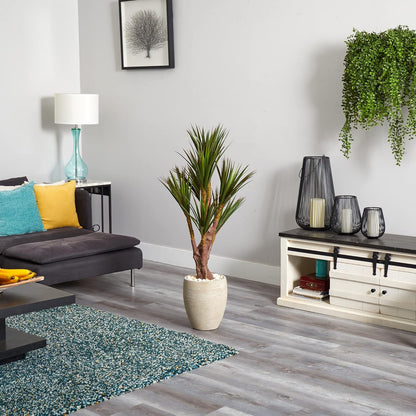 50in. Yucca Artificial Tree in Planter UV Resistant (Indoor/Outdoor)