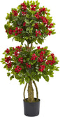 4ft. Double Bougainvillea Artificial Topiary Tree