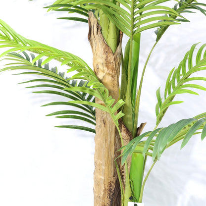 150cm Artificial Plant 3 Stem Areca Palm Artificial Plant UV-Resistant Tropical Plant