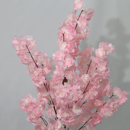 120cm Potted Pink Cherry Blossom Tree Artificial Flowers Plant