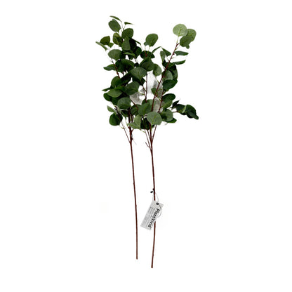 2 Pcs 90cm Green Artificial Eucalyptus Branches flower decoration