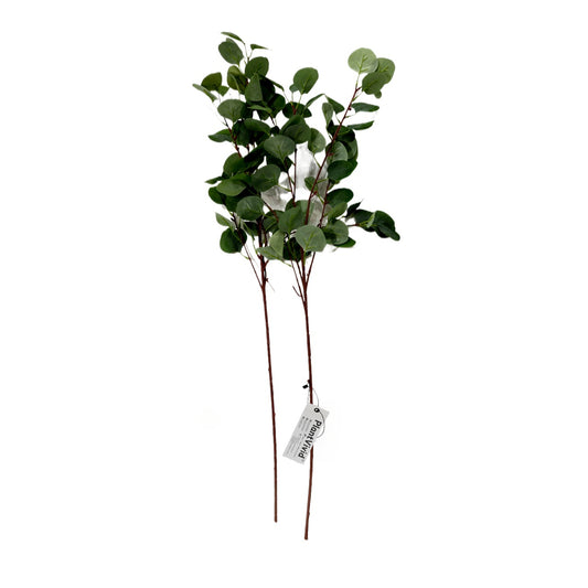 2 Pcs 90cm Green Artificial Eucalyptus Branches flower decoration