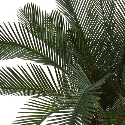 Nearly Natural Artificial, UV Resistant 2’ Cycas Tree (Indoor/Outdoor), Green 28" Dx28 Wx2'H