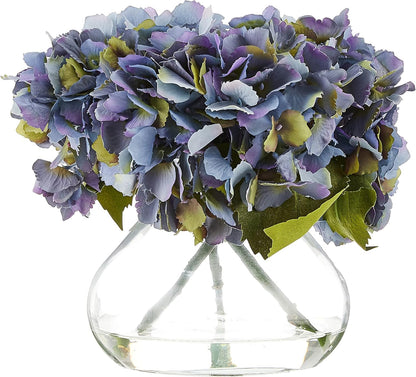 Blooming Hydrangea with Vase No50