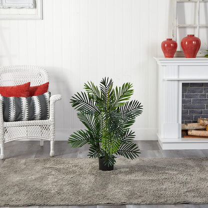 3' Paradise Palm Tree Artificial Plant, Green