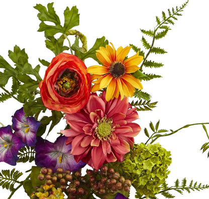 4578 Garden Flower Teardrop,24"