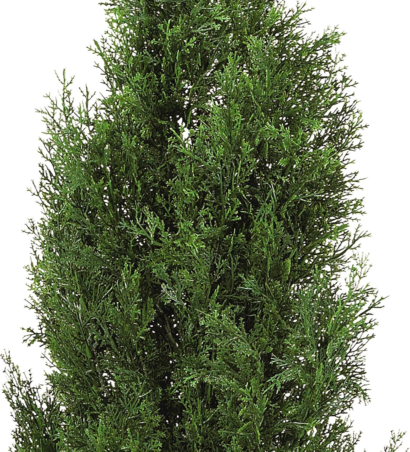 Nearly Natural 4FT Faux Cedar Tree, Outdoor Front Porch Décor, Faux Cedar Tree Pine Tree in Nursery Planter with UV Resistant Coating
