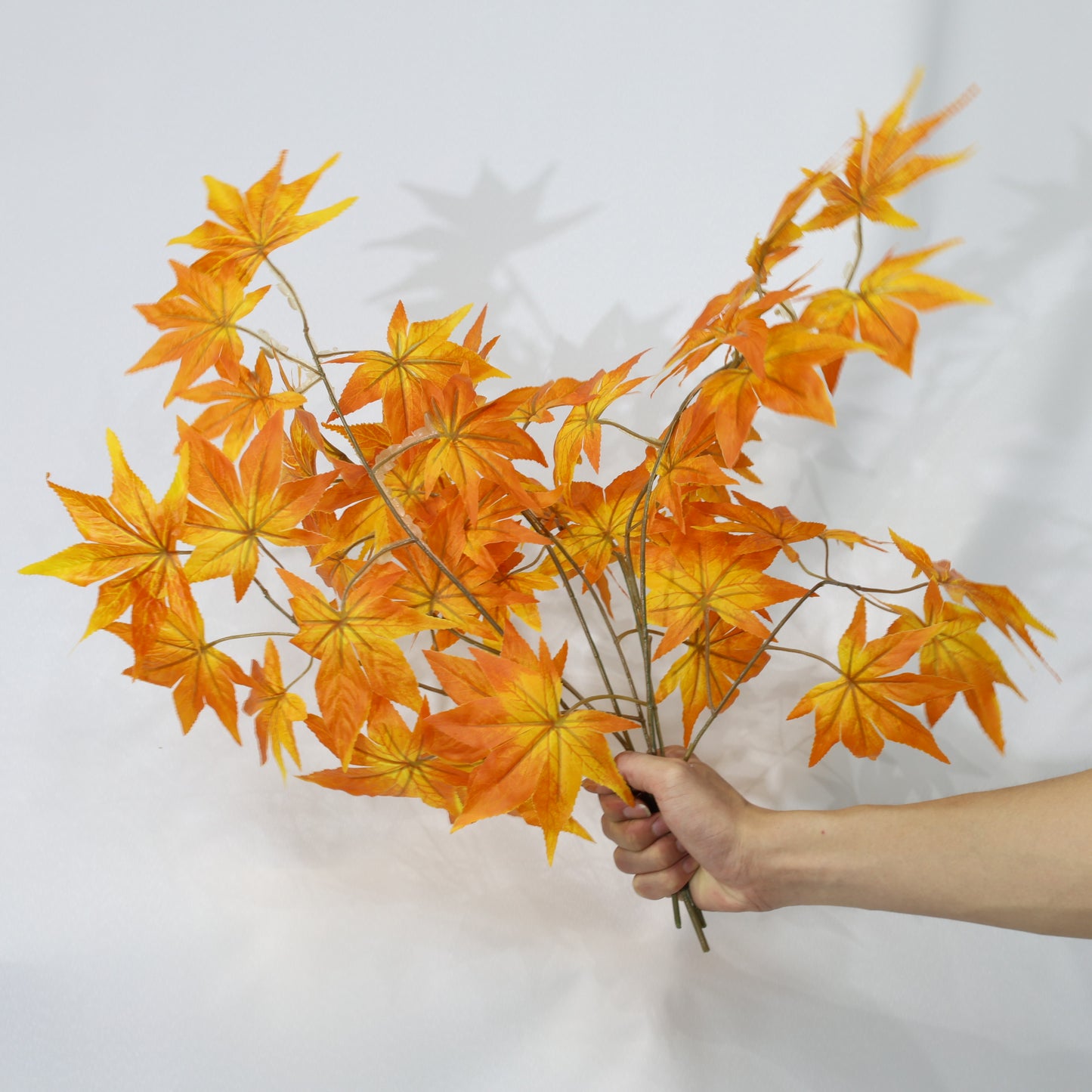 3 Pcs 65cm artificial plant Green maple leaf plants indoor decoration