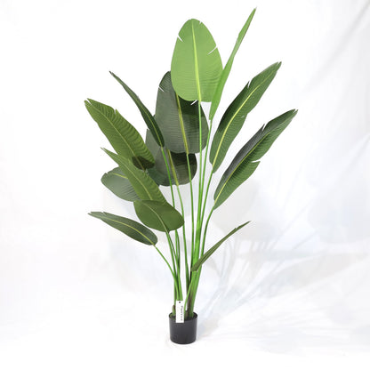 210cm Tropical Faux Leaf Detachable Artificial Travelers Palm Plant