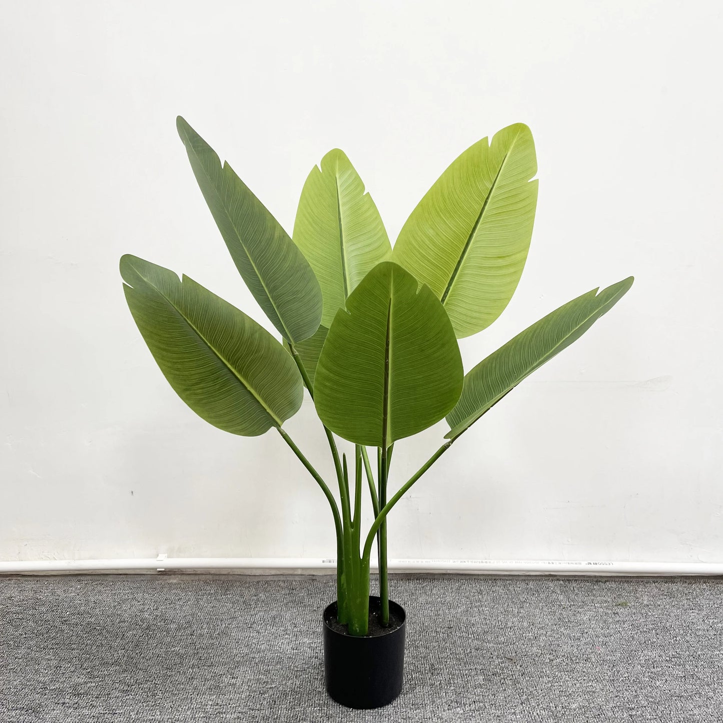 House Living Room Indoor Decoration Tropical Leaves Plantas Traveller's Palm Plants Green Interior Decor Artificial Plant No50