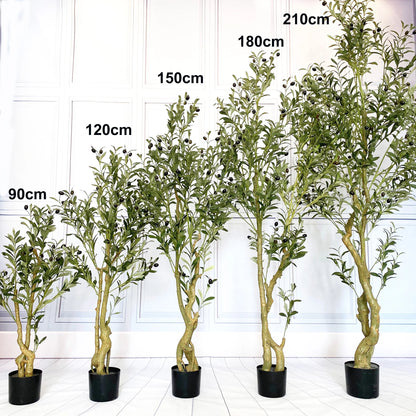 Home Garden Decoration Faux Plants Artificial Collapsible Olive Tree simulation Plant No50