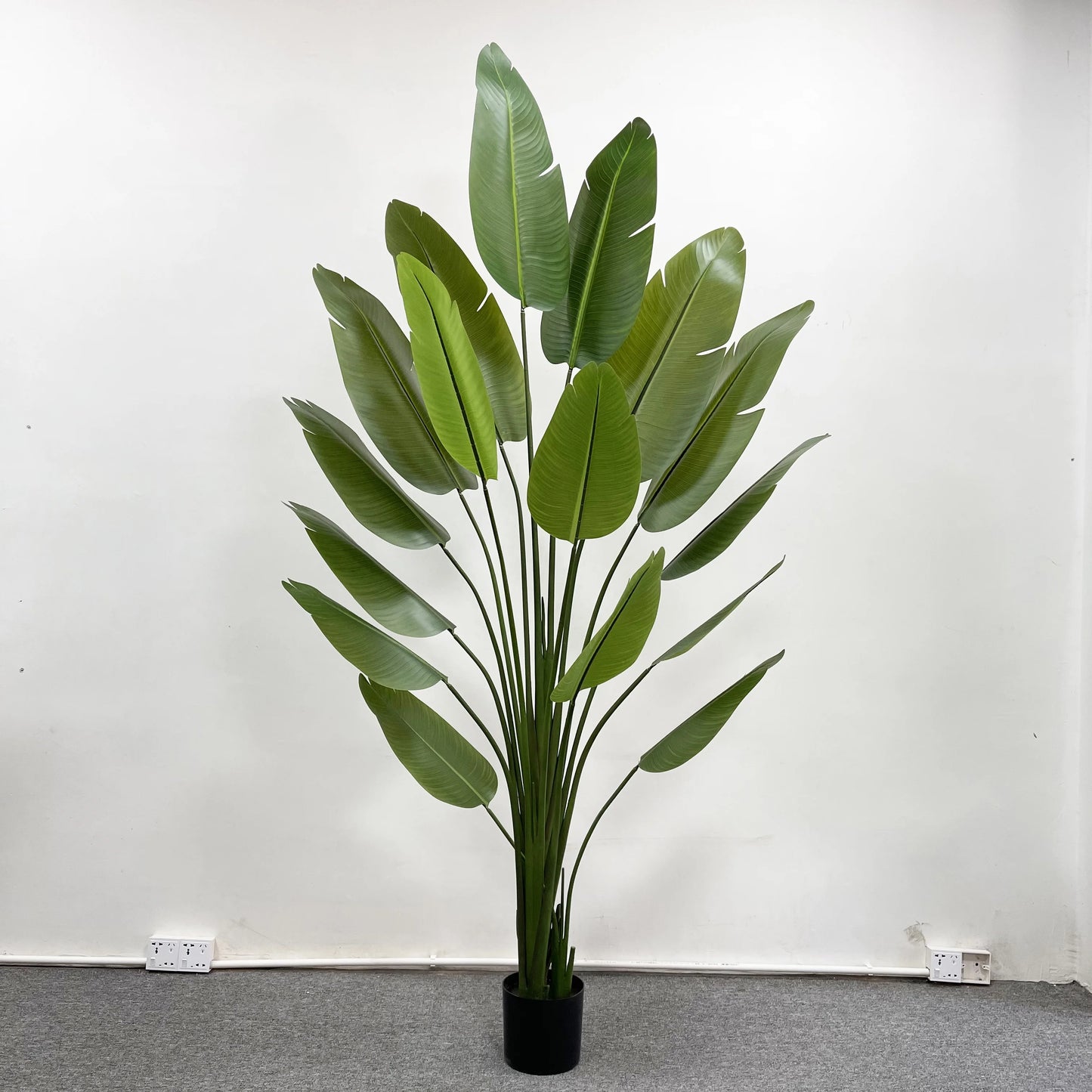 House Living Room Indoor Decoration Tropical Leaves Plantas Traveller's Palm Plants Green Interior Decor Artificial Plant No50