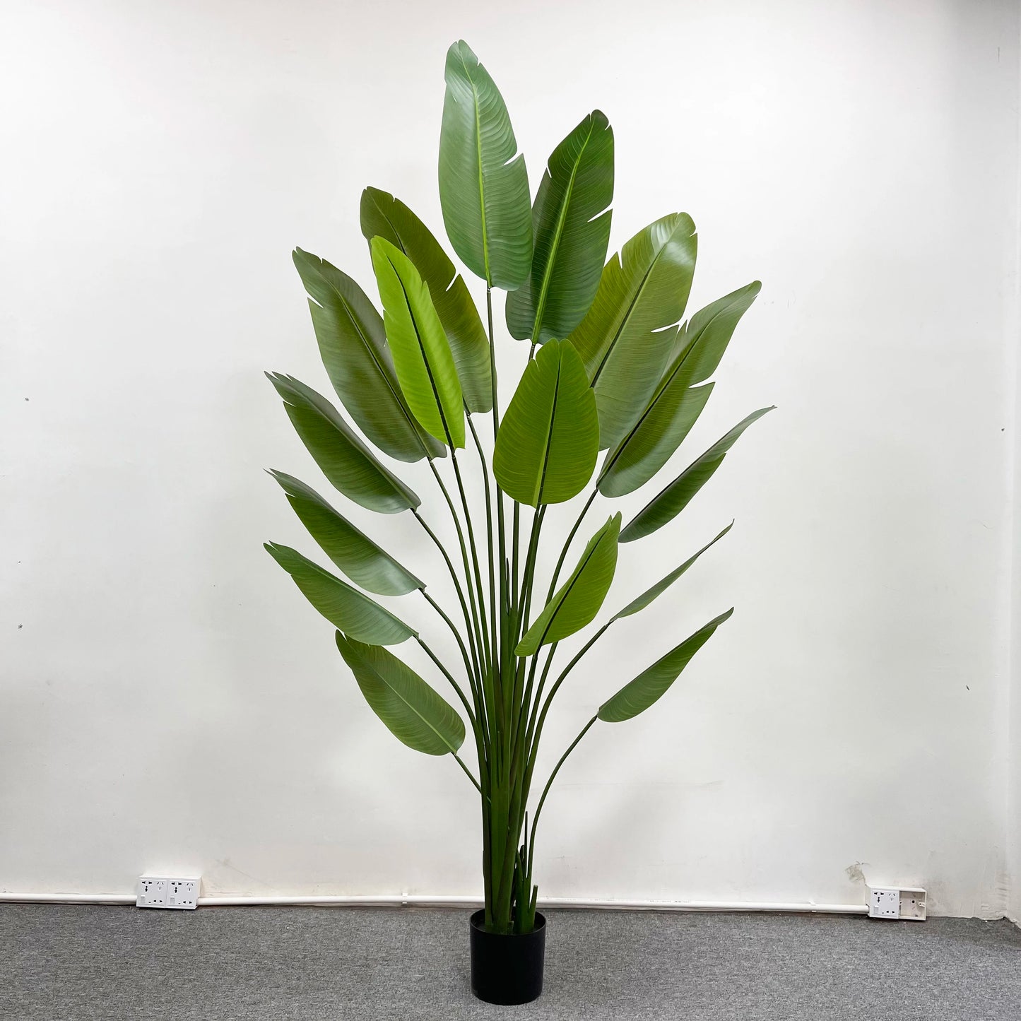 House Living Room Indoor Decoration Tropical Leaves Plantas Traveller's Palm Plants Green Interior Decor Artificial Plant No50