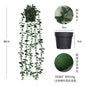 悬挂盆栽组合 家居橱柜盆栽垂条盆景室内装饰绿植仿真盆栽 No50