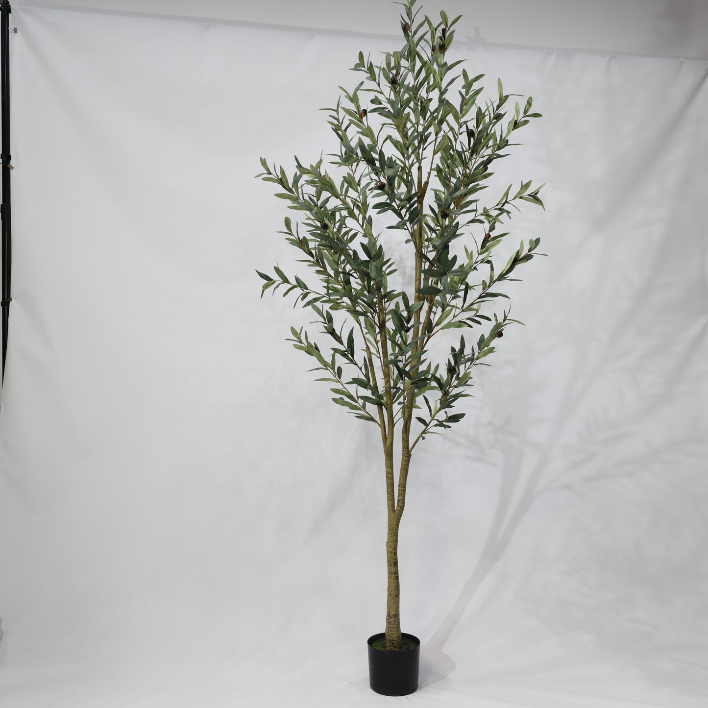 210cm Artificial Olive Tree Detachable Dual Branches - Realistic Foliage