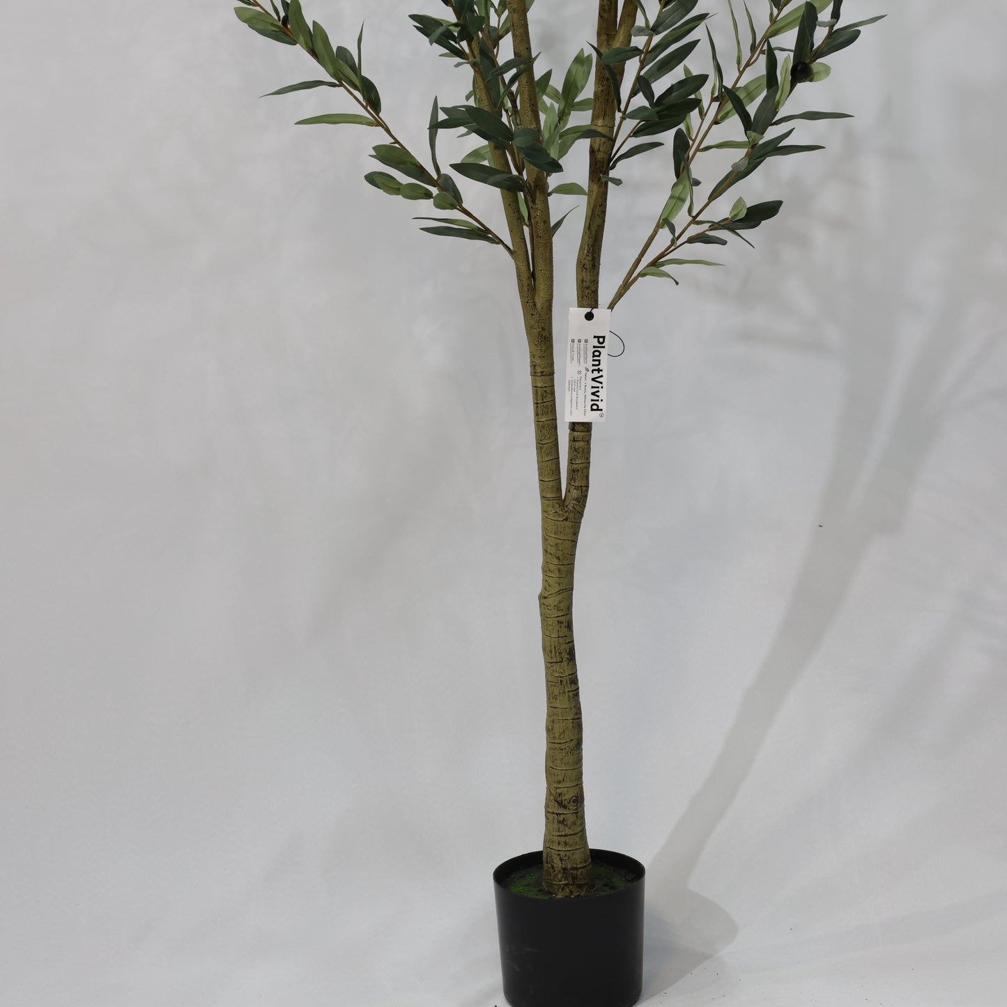 210cm Artificial Olive Tree Detachable Dual Branches - Realistic Foliage