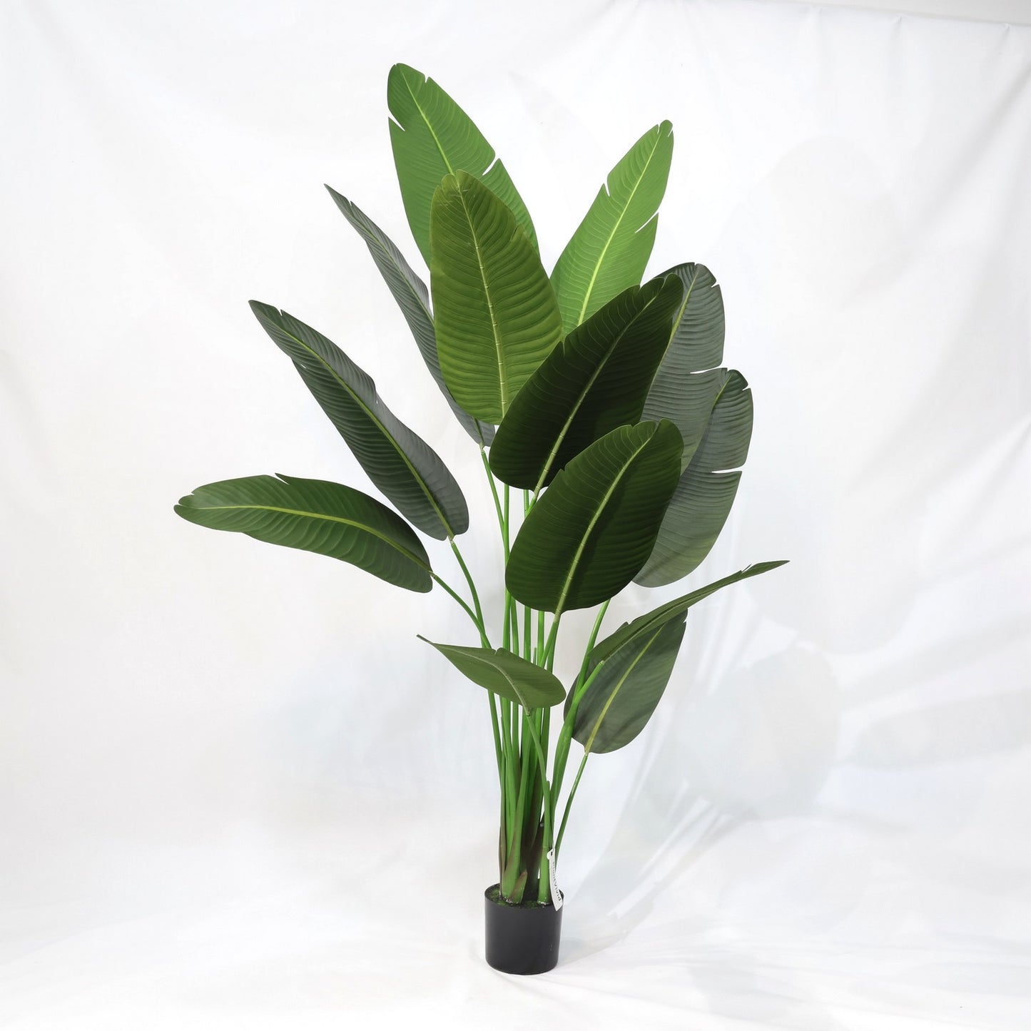 210cm Tropical Faux Leaf Detachable Artificial Travelers Palm Plant