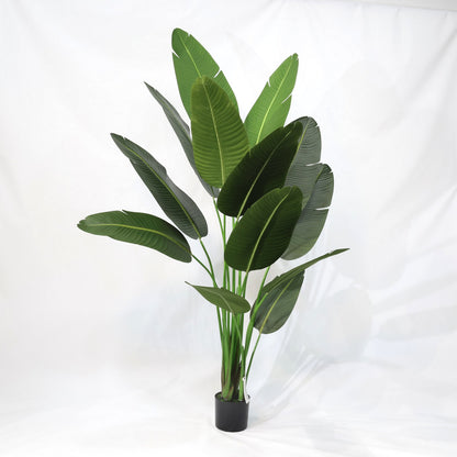 210cm Tropical Faux Leaf Detachable Artificial Travelers Palm Plant