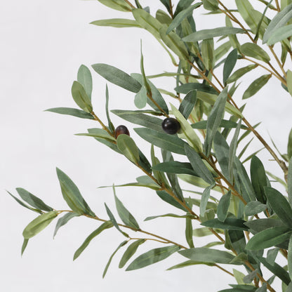 210cm Artificial Olive Tree Detachable Dual Branches - Realistic Foliage