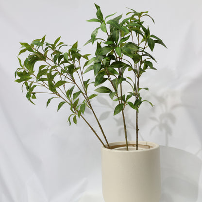 4 Pcs 75cm Artificial Pieris Japonica Stems Bendable  Faux Greenery Lifelike Foliage