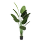 Τεχνητή Strelitzia Reginae 180cm με μεγάλα σκούρα πράσινα φύλλα, αφαιρούμενο τροπικό ψεύτικο δέντρο  χριστουγεννιάτικες διακοσμήσεις καταστημάτων