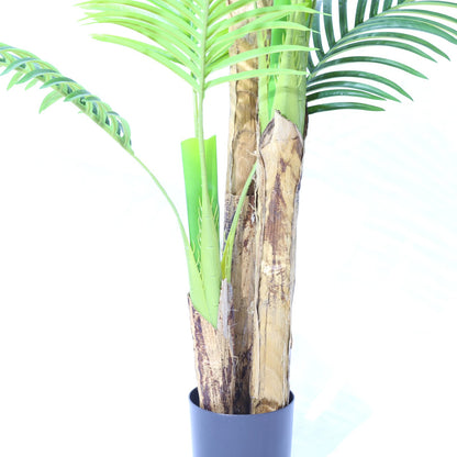 150cm Artificial Plant 3 Stem Areca Palm Artificial Plant UV-Resistant Tropical Plant
