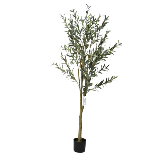 180cm Detachable Artificial Olive Tree Faux Green lifelike tree with fruit