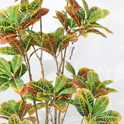 160cm Variegated Artificial Croton Plant fake tree for decoration