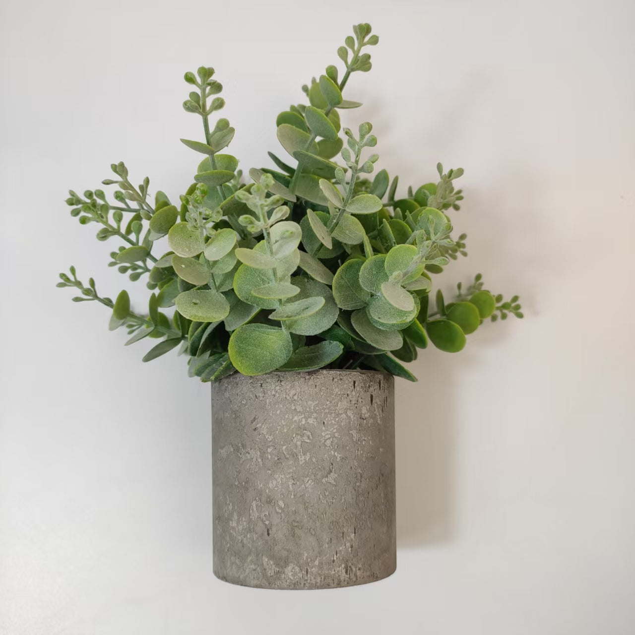 20cm Artificial Eucalyptus Potted Plant | Eco-Friendly Pulp Pot | Nordic/Ins Style Home Decor | Faux Greenery