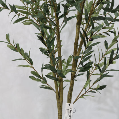 210cm Artificial Olive Tree Detachable Dual Branches - Realistic Foliage