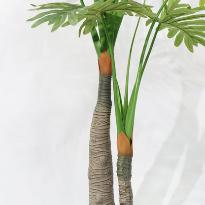 180cm Tropical Plastic Leaves tree Artificial Taro Leaf Potted Plant